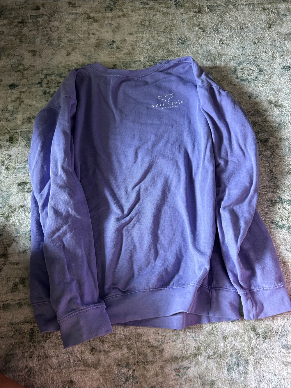surf style Men's Lavender Crewneck Pullover - Light Purple